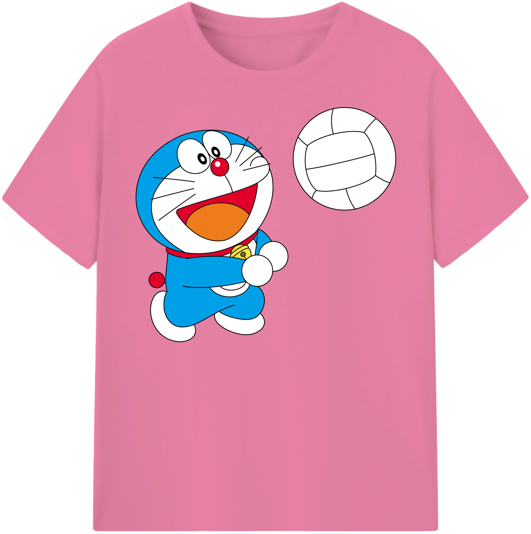 （画像用） ドラえもん Doraemon 綿100％半袖Tシャツ（フロントプリント）
